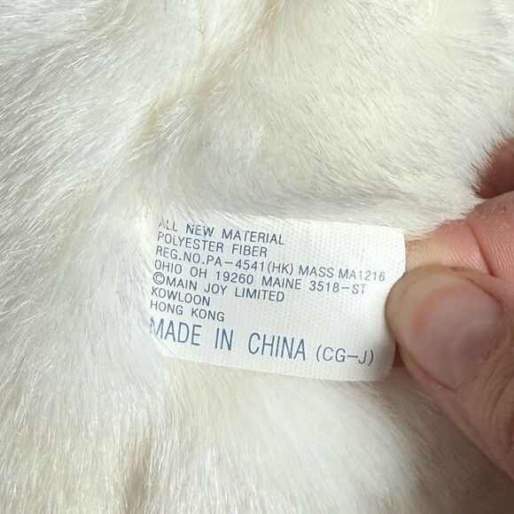 Vtg Christmas Plush‎ Teddy Bear White Santa Clause Sweater 16" 1999 Kmart - Picture 4 of 4